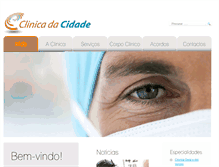 Tablet Screenshot of clinicadacidade.com